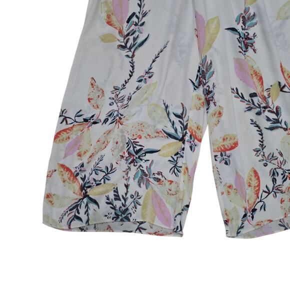 Free People Island Time Asymmetrical One Piece Floral Jumpsuit Size Small Wide - Picture 7 of 9